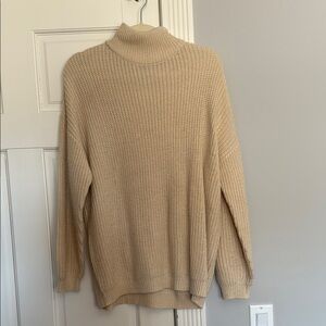 H&M Beige Turtleneck Sweater